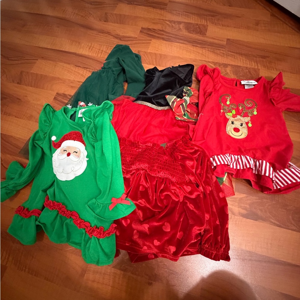 Festive Kids Set - Red and Green